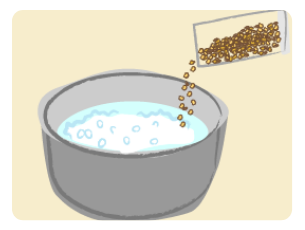 作り方3-雑穀こまちを加える