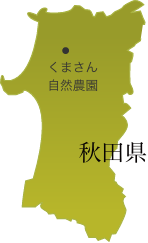 秋田県の地図